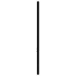 Berkfield Metal Headboard Black 135 Cm - thumbnail 4