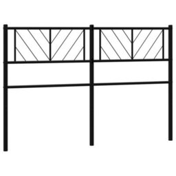 Berkfield Metal Headboard Black 135 Cm - thumbnail 5