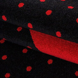 "Bravich Red & Black Heart Kids Rug - Bambi - 120X170Cm (4'x5'8"")" - thumbnail 3