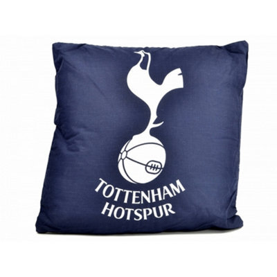 Tottenham Hotspur Fc Official Football Crest Cushion Navy/white (One Size) - image 1