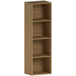 Lassic Vida Designs Oxford Oak 4 Tier Cube Bookcase Freestanding Shelving Unit (H)1060mm (W)320mm (D)240mm - thumbnail 7