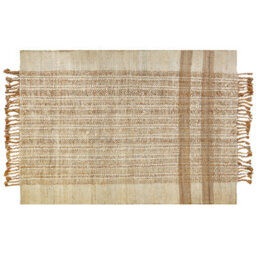 Beliani Rug Ortaoba Beige 160 X 230 Cm Jute - thumbnail 1