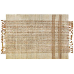 Beliani Rug Ortaoba Beige 160 X 230 Cm Jute - thumbnail 4