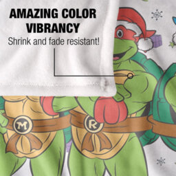 Tmnt Silky Heroes Holiday Supersoft Blanket Multicoloured (152Cm X 127Cm) - thumbnail 4