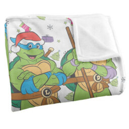 Tmnt Silky Heroes Holiday Supersoft Blanket Multicoloured (152Cm X 127Cm) - thumbnail 3
