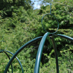 Selections Set Of 2 Green Metal Garden Obelisks - thumbnail 5