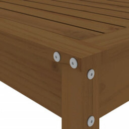 Berkfield 5 Piece Garden Bar Set Honey Brown Solid Wood Pine - thumbnail 7