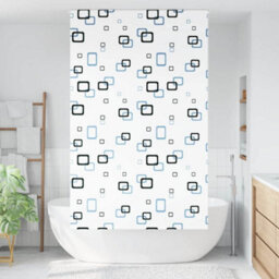 Berkfield Shower Roller Blind 130X240 Cm Fabric Width 126 Cm - thumbnail 2