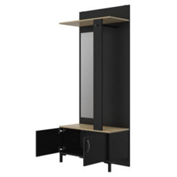 Diagone Oak & Black Hallway Unit - thumbnail 6