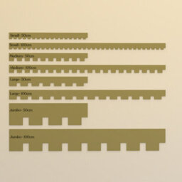 (Pack Of 2) Small Dentil Trims - 1M Long - Wall And Shelf Edging Mdf Wood - (By Trims & Co.) - thumbnail 4