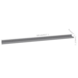 Berkfield Wall Shelves 4 Pcs Grey 115X9X3 Cm - thumbnail 9
