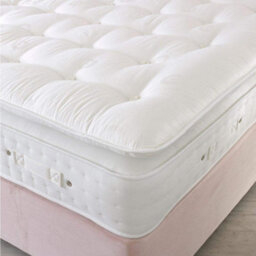 Divan Base Direct Shire Brecon 6000 Pocket Sprung Natural Fillings Pillow Top Divan Bed Set 2Ft6 Small Single 2 Drawers Side- Plush Pink - thumbnail 3