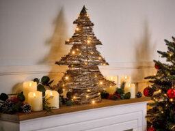 Beliani Christmas Decoration Led Fureso Christmas Tree 60 Cm Natural - thumbnail 2