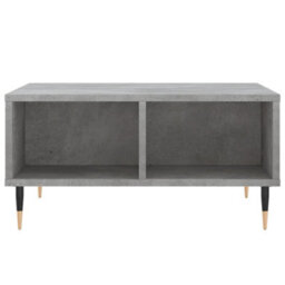 Berkfield Coffee Table Concrete Grey 60X60X30 Cm Engineered Wood - thumbnail 4