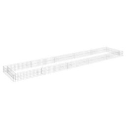 Berkfield Gabion Raised Bed Galvanised Steel 500X100X20 Cm - thumbnail 2