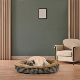 Actiaspet Medium Deluxe Orthopaedic Soft Dog Bed Pet Warm Basket Fleece Lining Cushion Puppy Cat - thumbnail 4