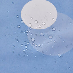 Neel Blue Sky Blue Bubble Printed Polyester Shower Curtain, Water-Resistant Bathroom Curtain With 12 Hooks - 180X200Cm - thumbnail 5
