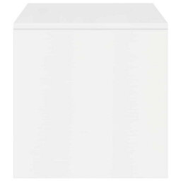 Berkfield Tv Cabinet High Gloss White 100X40X40 Cm Engineered Wood - thumbnail 6