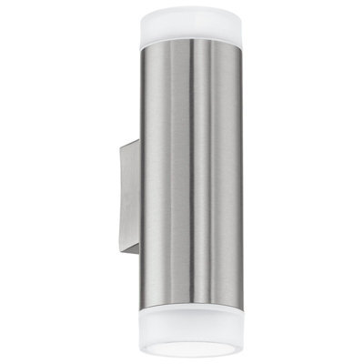 Ip44 Waterproof Stainless Steel Outdoor Wall Light With 2X 3W Gu10 Bulbs - image 1
