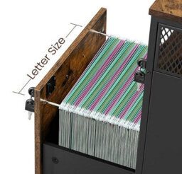 Modcraft Mobile Filing Cabinet With Lockable Drawers , Wheels With Open Shelf For A4 & Letter Files - thumbnail 4