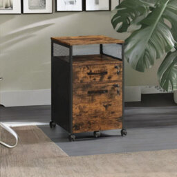 Modcraft Mobile Filing Cabinet With Lockable Drawers , Wheels With Open Shelf For A4 & Letter Files - thumbnail 6