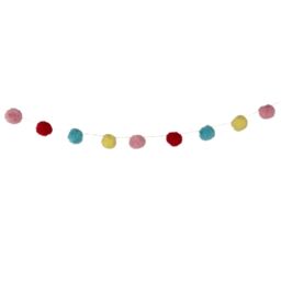 Pastel Pom Battery-Powered Warm White 16 Led Indoor String Lights - thumbnail 5