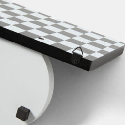 Ohs Kids Set Of 3 Gaming Novelty Wall Shelves Floating Storage - Checkerboard - thumbnail 4