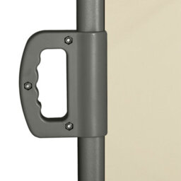 Outsunny 3X2M Retractable Side Awning Screen Fence Patio Privacy Divider Cream - thumbnail 9