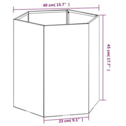 Berkfield Planter Rusty 40X40X45 Cm Corten Steel - thumbnail 8