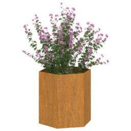 Berkfield Planter Rusty 40X40X45 Cm Corten Steel - thumbnail 3
