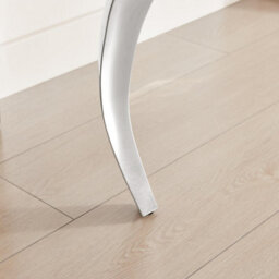 Furniturebox Uk Skye White Marble Glass And Metal Console Table - thumbnail 6