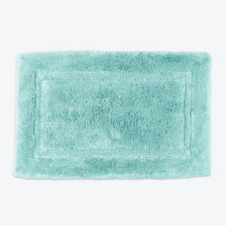Allure Bath Fashions Bamboo Cotton Non-Slip Bath Mat - Duckegg - thumbnail 1