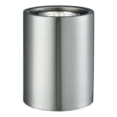 Happy Homewares Small And Contemporary Satin Chrome Led Table/floor Lamp Uplighter