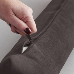 Luxury Living Velvet Chenille Draught Excluder 90Cm X 15Cm X 15Cm Chocolate - thumbnail 5