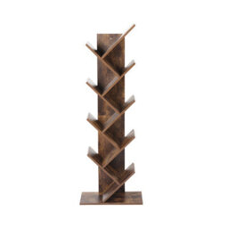 Levede 8 Tier Wooden Bookshelf Tree Bookcase Home Display Storage Stand - thumbnail 3
