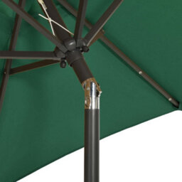 Berkfield Parasol With Led Lights Green 200X211 Cm Aluminium - thumbnail 6
