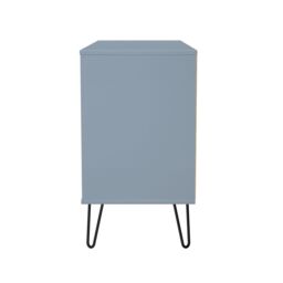 Anzio Matt Denim Blue No Effect 6 Drawer Chest (H)737mm (W)1130mm (D)395mm - thumbnail 6