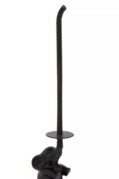 Orsina Elegant Black Elephant Toilet Roll Holder, Classic Toilet Roll Holder For Washroom, Durable Roll Holder - thumbnail 4