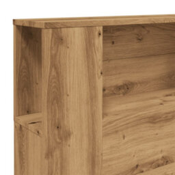 Berkfield Headboard Cabinet Artisian Oak 200X18.5X102.5 Cm Engineered Wood - thumbnail 7