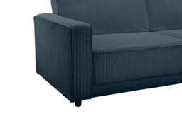 Dorel Allie 3 Seater Sofabed In Corduroy Blue - thumbnail 6