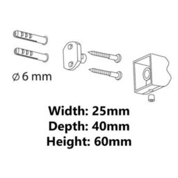 Bisk Single Hook Hanger Wall Dressing-Gown Towel Bathroom Black Powder Coated Zamak - thumbnail 4