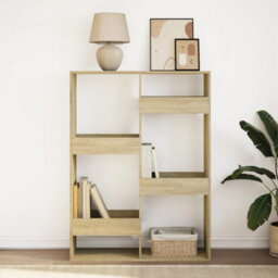 Berkfield Bookcase Sonoma Oak 100X33X135 Cm Engineered Wood - thumbnail 3