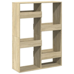 Berkfield Bookcase Sonoma Oak 100X33X135 Cm Engineered Wood - thumbnail 6