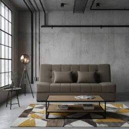 Sonia Sofa Bed With Storage Springs And Foam Stylish Living Room Or Guest Room Sofa With Cushions Olive