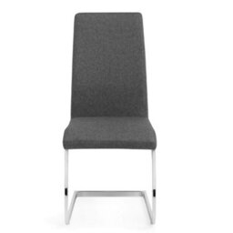 Oakham Kensington Premium Slate Grey Cantilever Dining Chairs - Set Of 2 - thumbnail 3