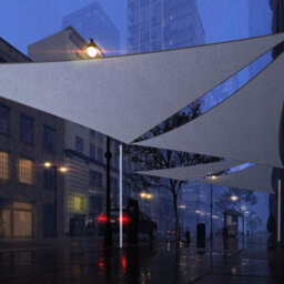 Grey 3X3X3M Triangular Shade Sail Waterproof - thumbnail 5