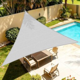Grey 3X3X3M Triangular Shade Sail Waterproof - thumbnail 6