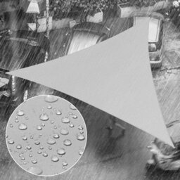 Grey 3X3X3M Triangular Shade Sail Waterproof - thumbnail 3