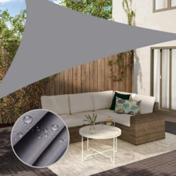 Grey 3X3X3M Triangular Shade Sail Waterproof - thumbnail 2