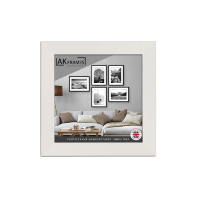 "AK Frames 5X5"" White Poster Frame - Modern Picture Frame For Wall Art, Prints And Photos - Durable And Stylish Display Frame" - image 1